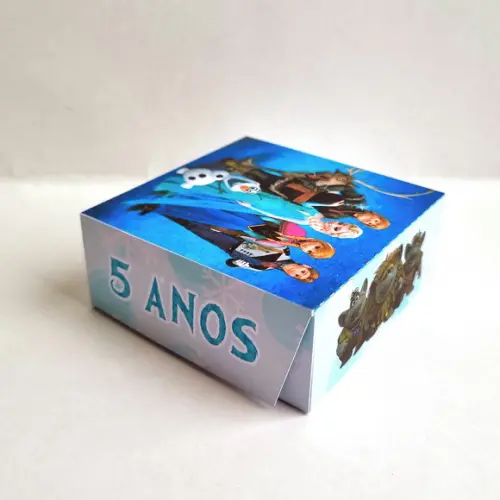 Caixa para 4 Doces - Frozen