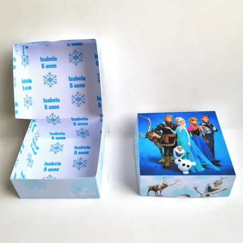 Caixa para 4 Doces - Frozen