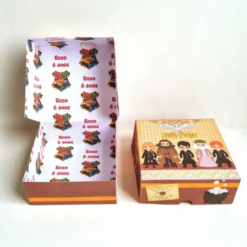 Caixa para 4 Doces - Harry Potter