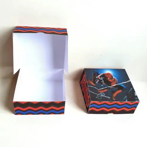 Caixa para 4 Doces - Homem Aranha