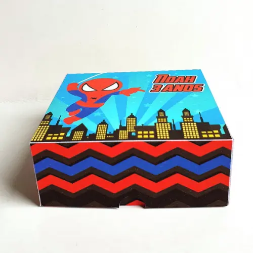 Caixa para 4 Doces - Homem Aranha Baby