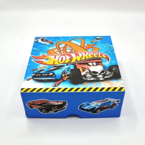 Caixa para 4 Doces - Hot Wheels