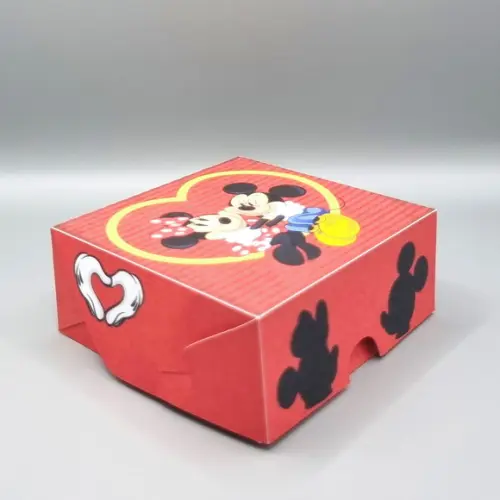 Caixa para 4 Doces - Mickey e Minnie