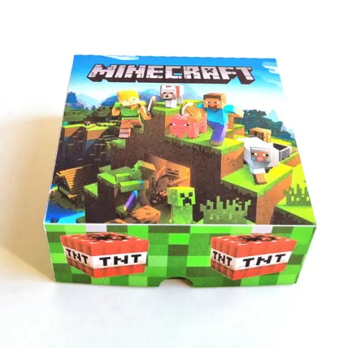 Caixa para 4 Doces - Minecraft