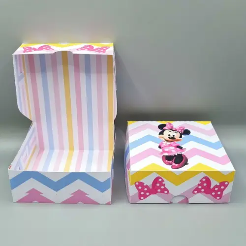 Caixa para 4 Doces - Minnie