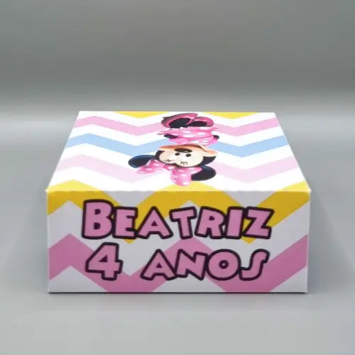 Caixa para 4 Doces - Minnie