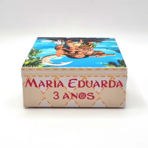 Caixa para 4 Doces - Moana