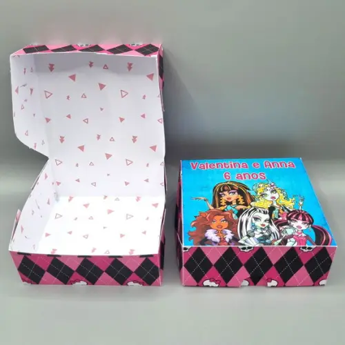 Caixa para 4 Doces - Monster High