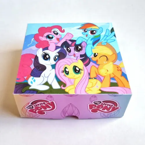 Caixa para 4 Doces - My Little Pony