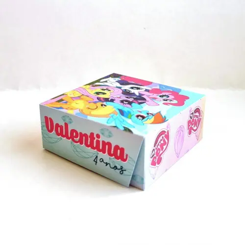 Caixa para 4 Doces - My Little Pony