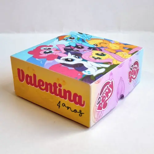 Caixa para 4 Doces - My Little Pony