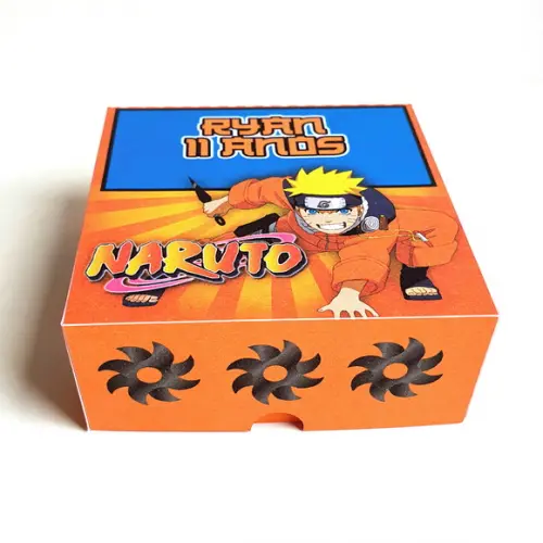 Caixa para 4 Doces - Naruto