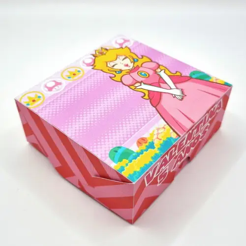 Caixa para 4 Doces - Princesa Peach (super Mario)