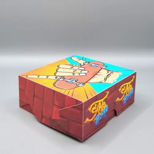 Caixa para 4 Doces - Skate de Dedo