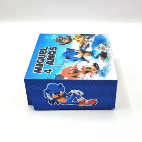 Caixa para 4 Doces - Sonic