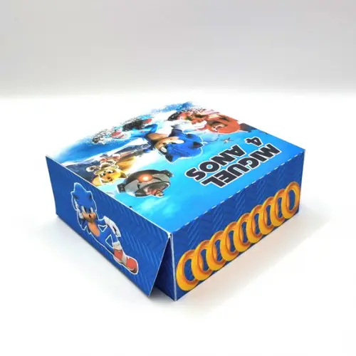 Caixa para 4 Doces - Sonic