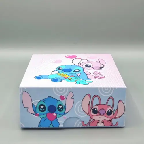 Caixa para 4 Doces - Stitch e Angel