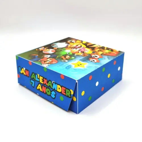 Caixa para 4 Doces - Super Mario