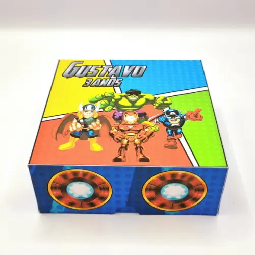Caixa para 4 Doces - Vingadores Baby / Cute
