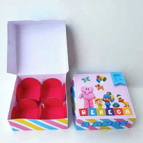 Caixa para 4 Doces Pocoyo