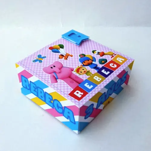 Caixa para 4 Doces Pocoyo