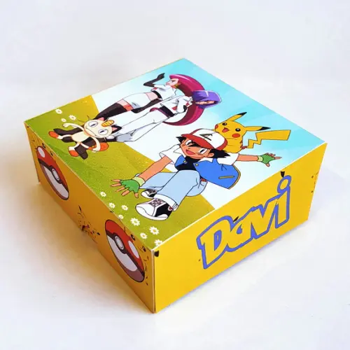 Caixa para 4 Doces Pokemon