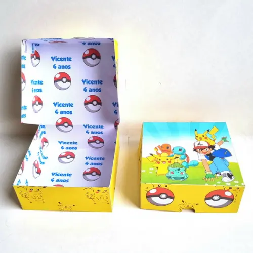 Caixa para 4 Doces Pokemon