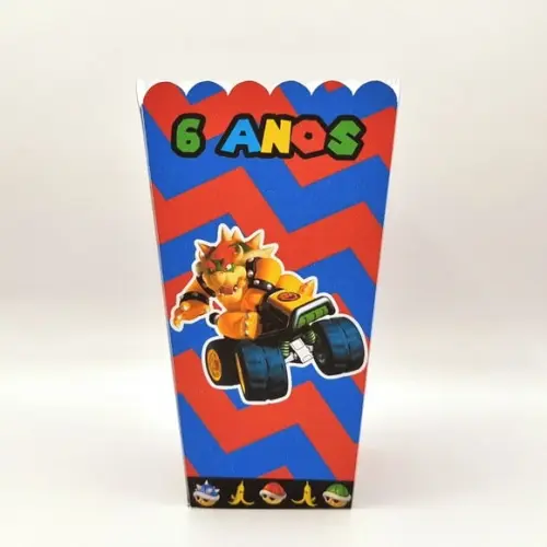 Caixa para Pipoca - Mario Kart