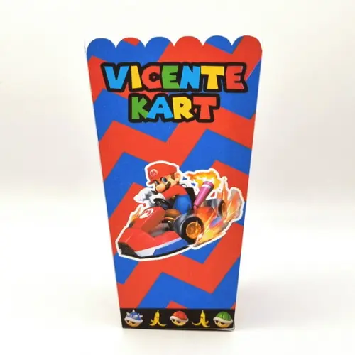 Caixa para Pipoca - Mario Kart