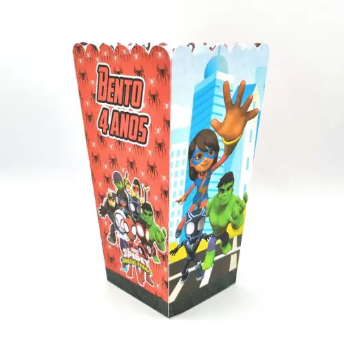 Caixa para Pipoca - Spidey e Seus Amigos Espetaculares