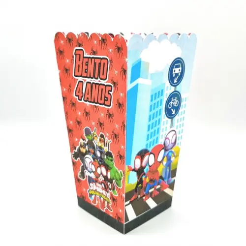 Caixa para Pipoca - Spidey e Seus Amigos Espetaculares