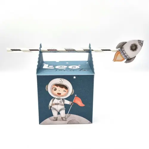 Caixa Passa Canudo - Astronauta
