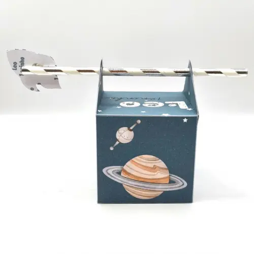 Caixa Passa Canudo - Astronauta