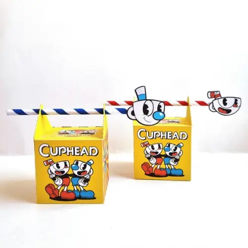 Caixa Passa Canudo - Cuphead