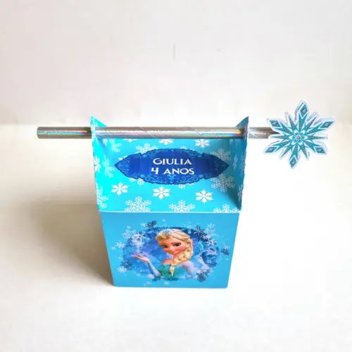 Caixa Passa Canudo - Frozen 1