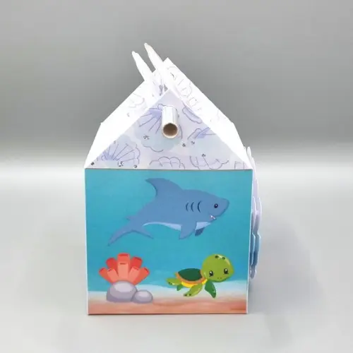 Caixa Passa Canudo - Gato Sereia