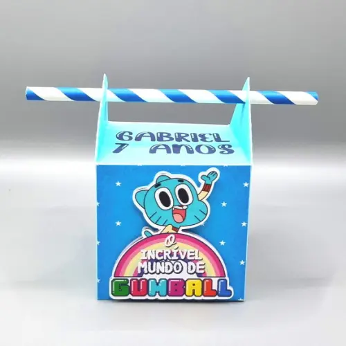 Caixa Passa Canudo - Gumball