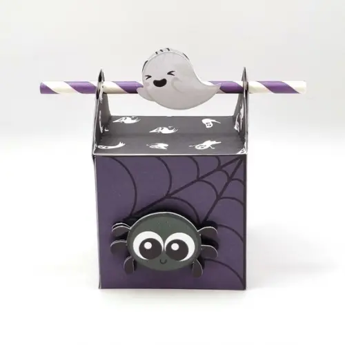 Caixa Passa Canudo - Halloween Cute