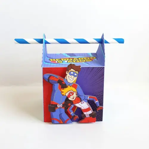 Caixa Passa Canudo - Henry Danger