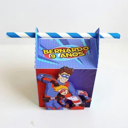 Caixa Passa Canudo - Henry Danger
