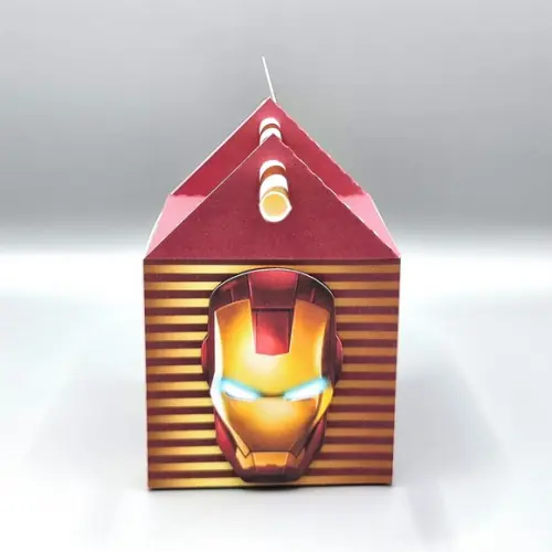 Caixa Passa Canudo - Homem de Ferro