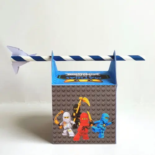 Caixa Passa Canudo - Lego Ninjago