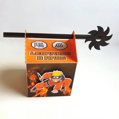 Caixa Passa Canudo - Naruto