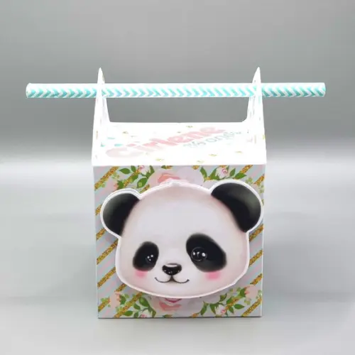 Caixa Passa Canudo - Panda