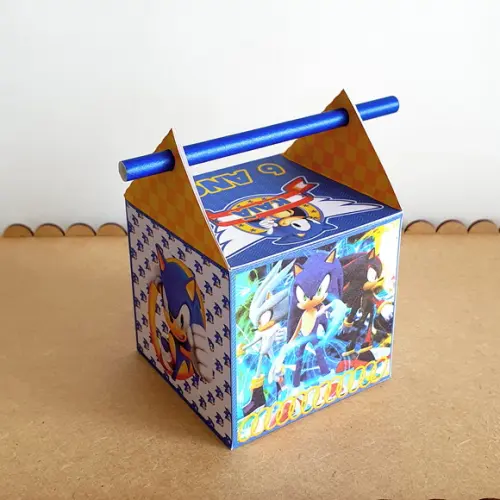 Caixa Passa Canudo - Sonic
