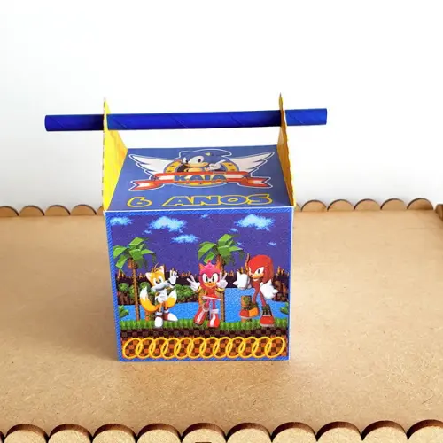 Caixa Passa Canudo - Sonic