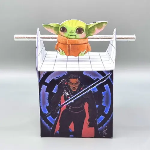 Caixa Passa Canudo - Star Wars Mandalorian