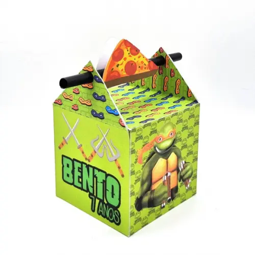 Caixa Passa Canudo - Tartarugas Ninja