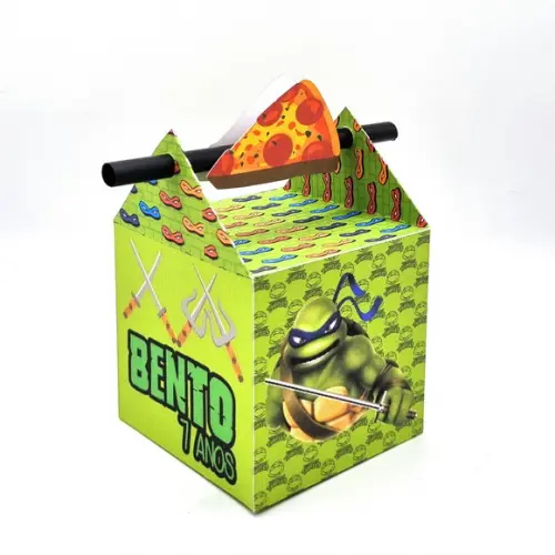 Caixa Passa Canudo - Tartarugas Ninja