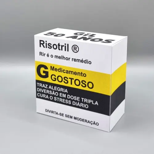Caixa Retangular - Risotril (linha Paracetaloka)
